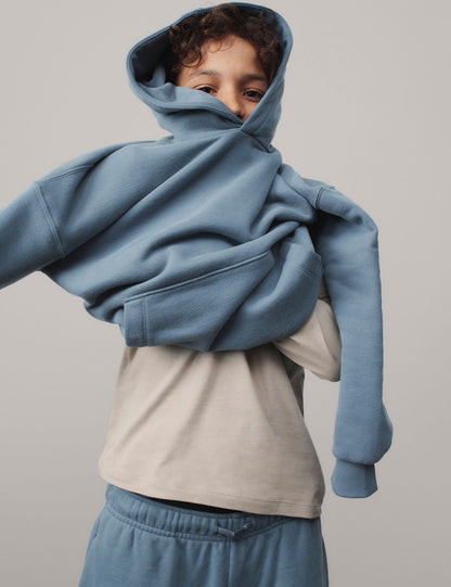 Pamuk Karışımlı Kapüşonlu Sweatshirt (6–16 Yaş)