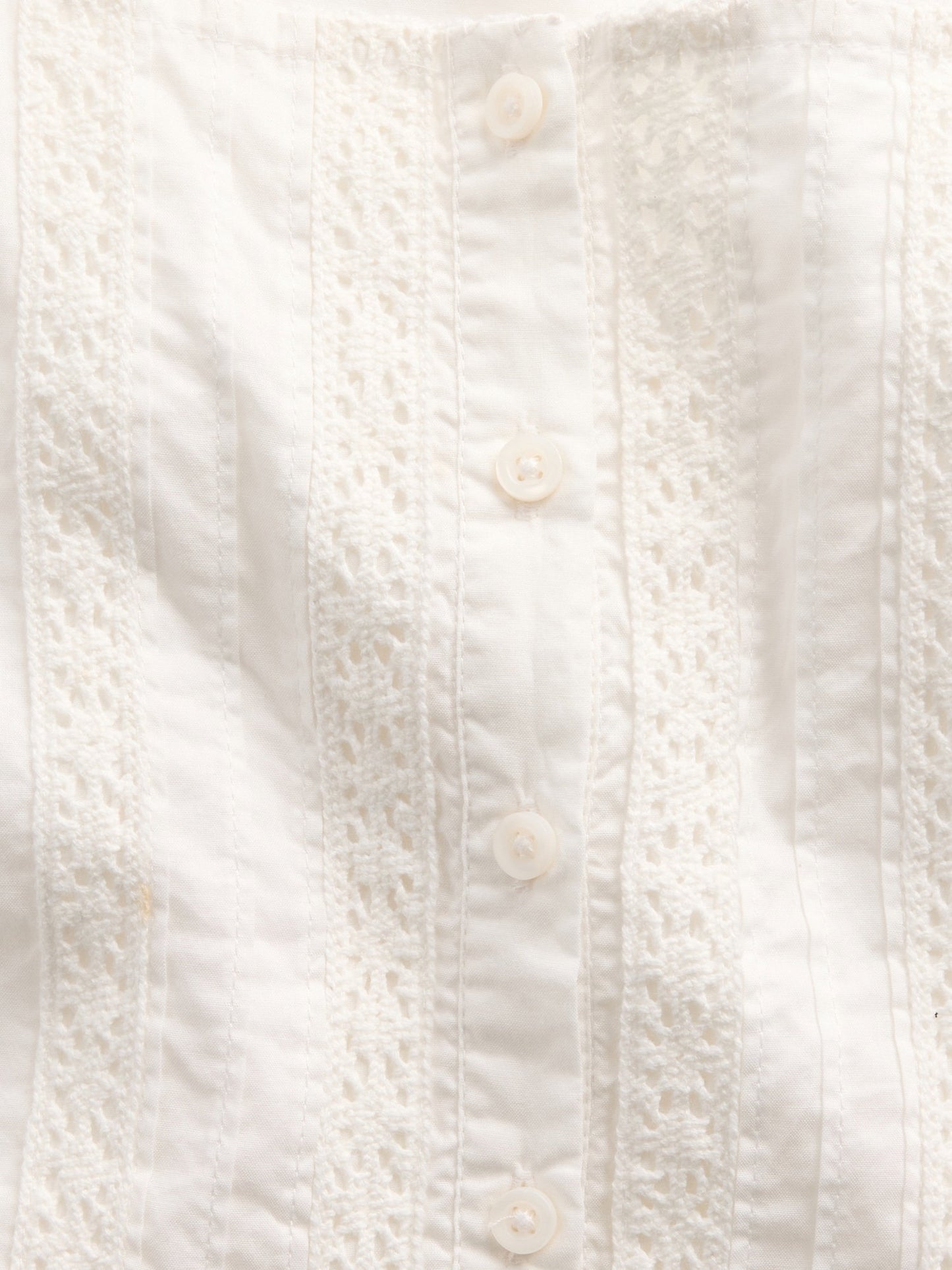 Beyaz Flutter-sleeve Dantel Kenar Detaylı Elbise