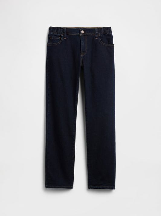 Koyu Mavi Slim Sweatpant Jean Pantolon