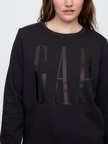 Siyah Relaxed Gap Logo Sweatshirt