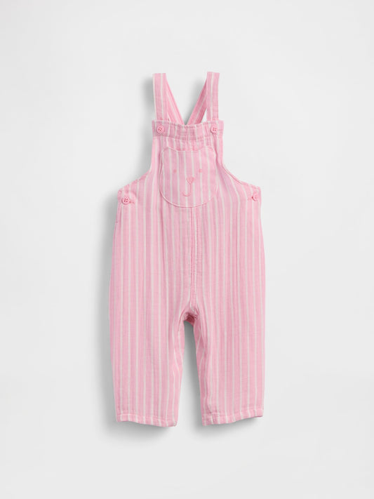 Pembe Baby Cotton-gauze Brannan Bear Tulumları