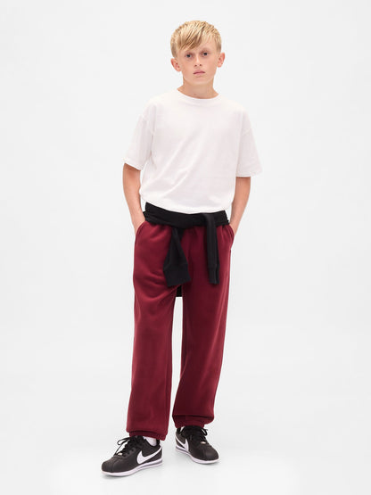 Kırmızı Vintagesoft Baggy Eşofman Altı