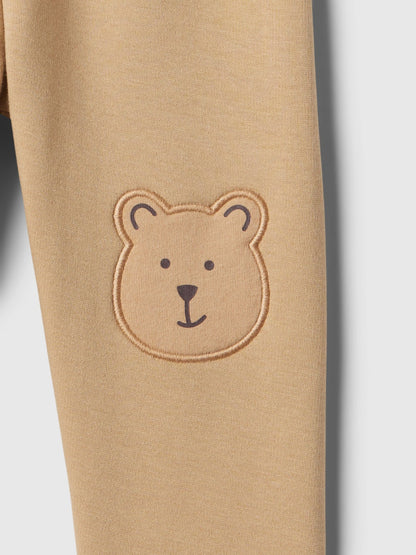 Kahverengi Brannan Bear Grafikli Pull-on Fleece Eşofman Altı