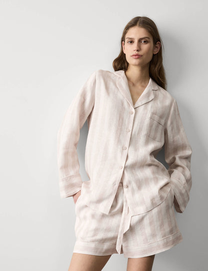Keten Pijama Takımı