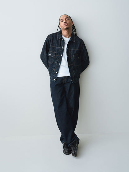 Koyu Mavi Heavyweight Denim Ceket