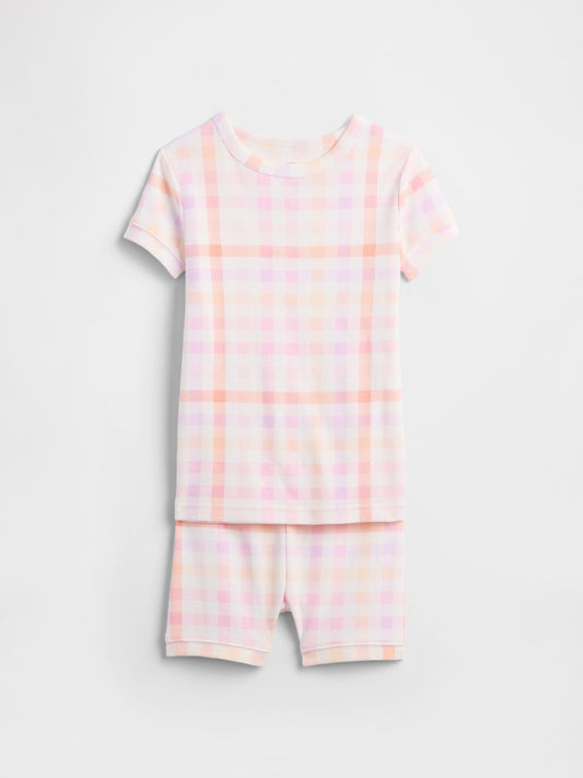 Pembe %100 Organik Pamuk Pijama Takım