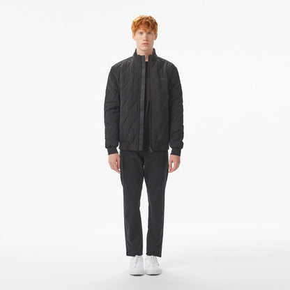 Lacoste Erkek Dik Yaka Siyah Ceket