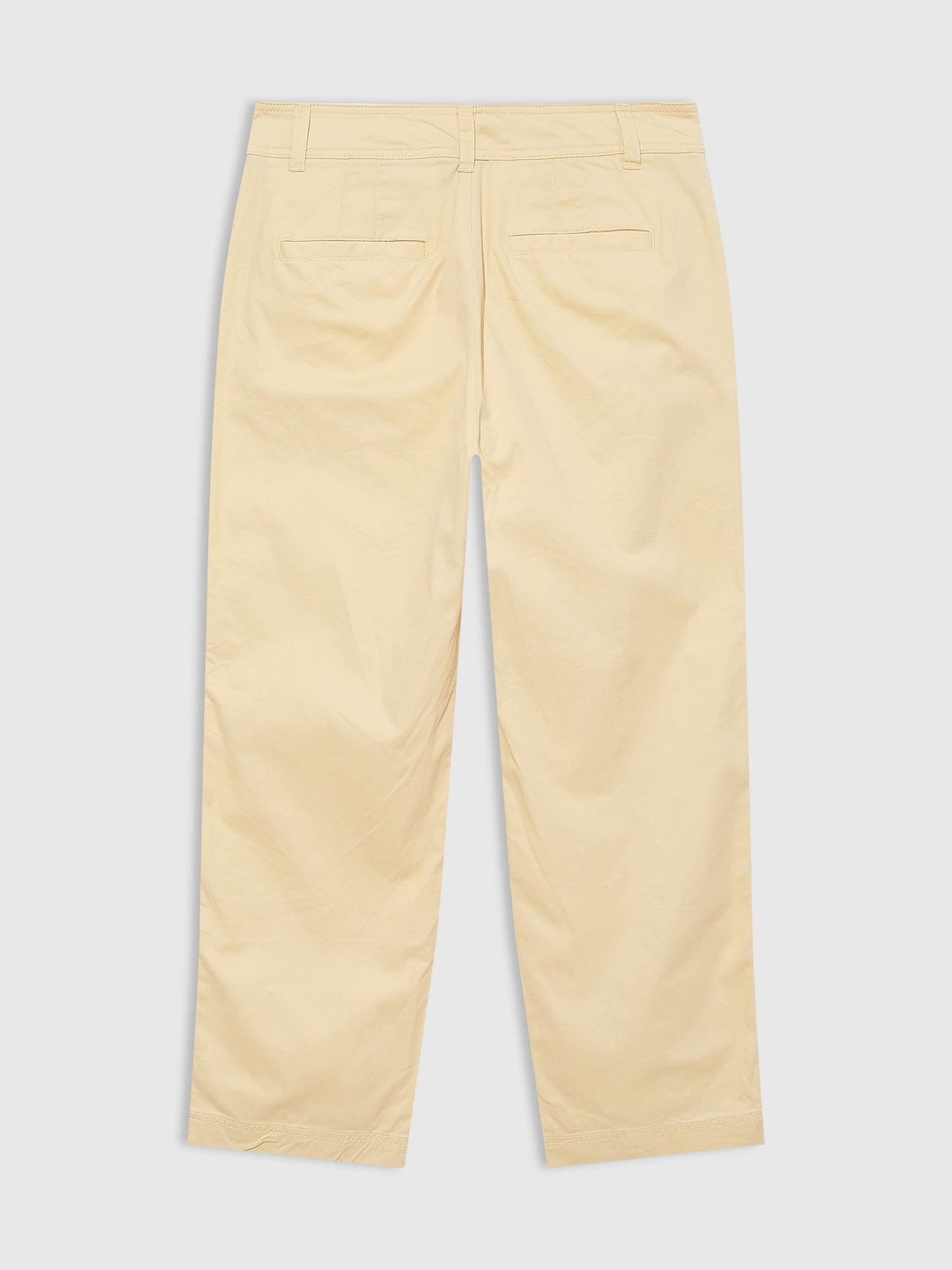Krem High Rise Girlfriend Utility Khaki Washwell™ Pantolon