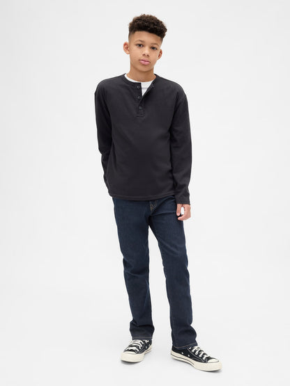 Koyu Mavi Straight Jean Pantolon