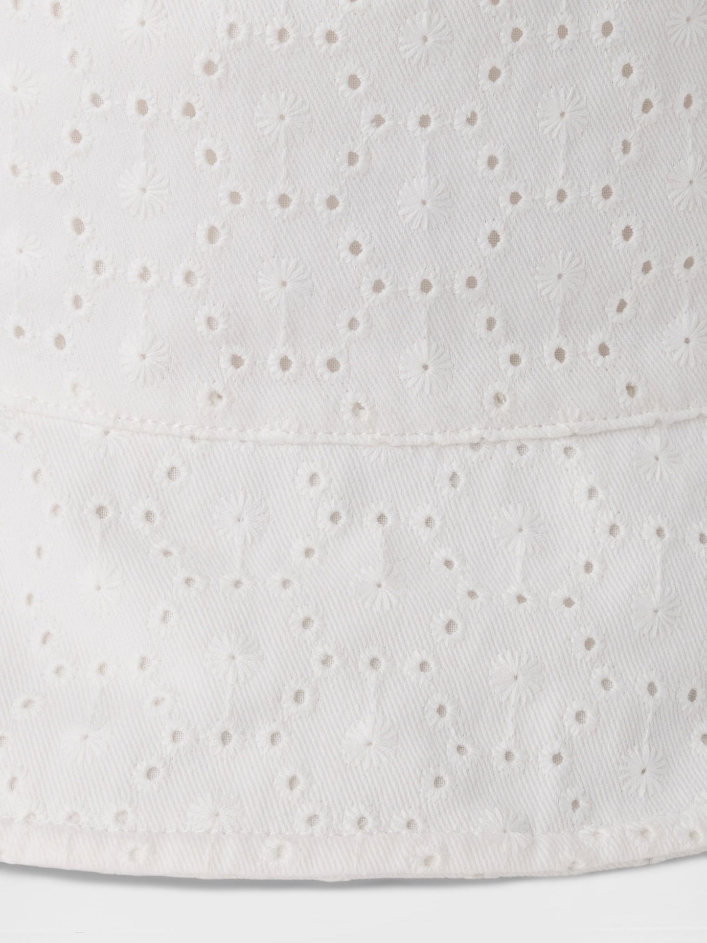 Beyaz Kids Eyelet Bucket Hat