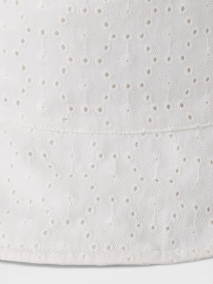 Beyaz Kids Eyelet Bucket Hat