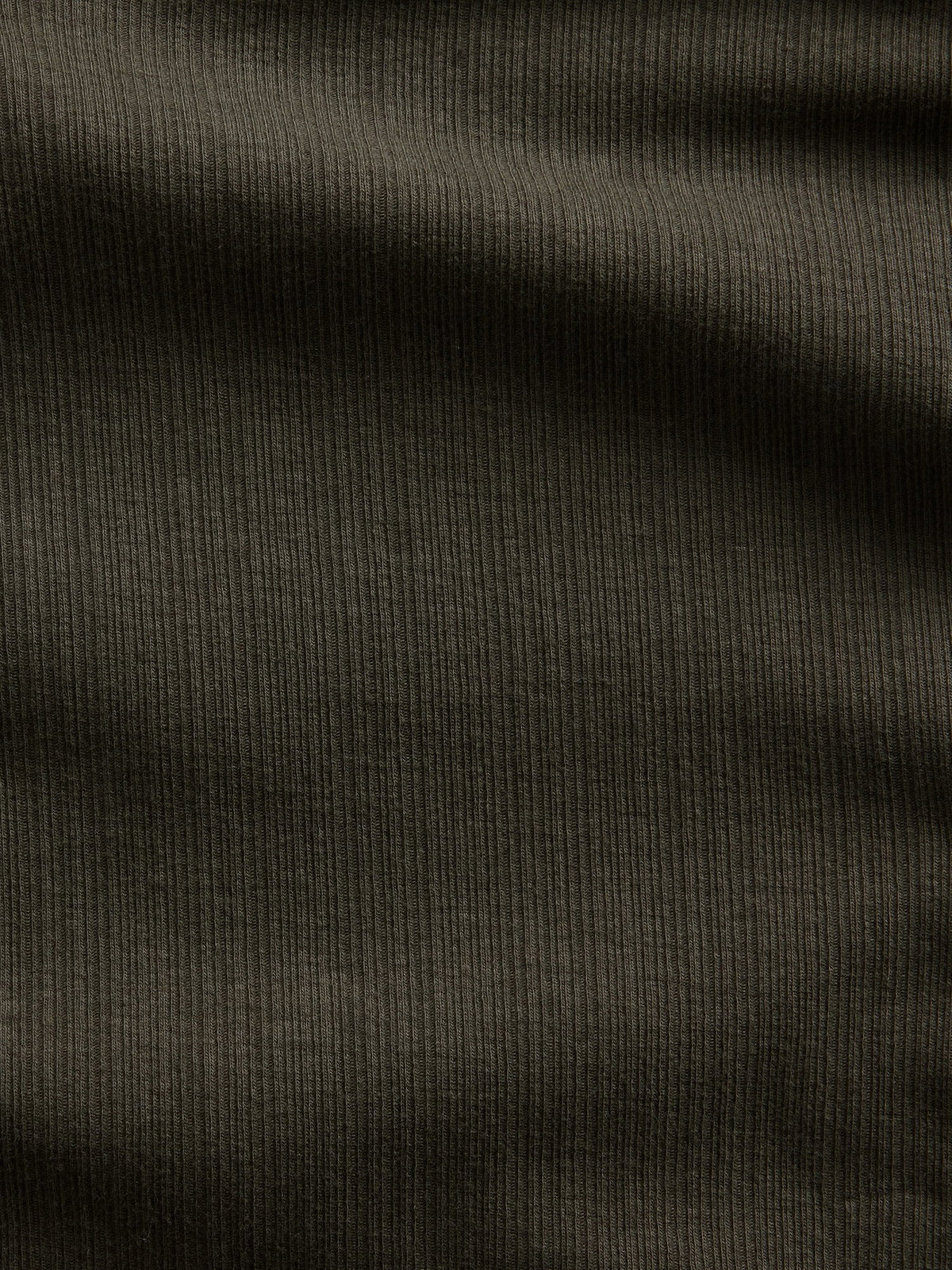 Haki Çizgili Fitilli T-shirt