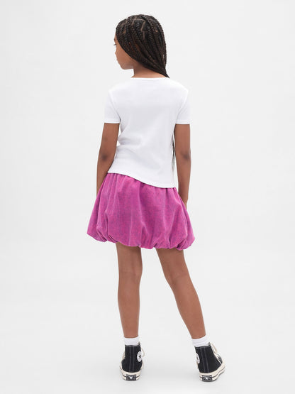 Pembe Kids Denim Balon Etek
