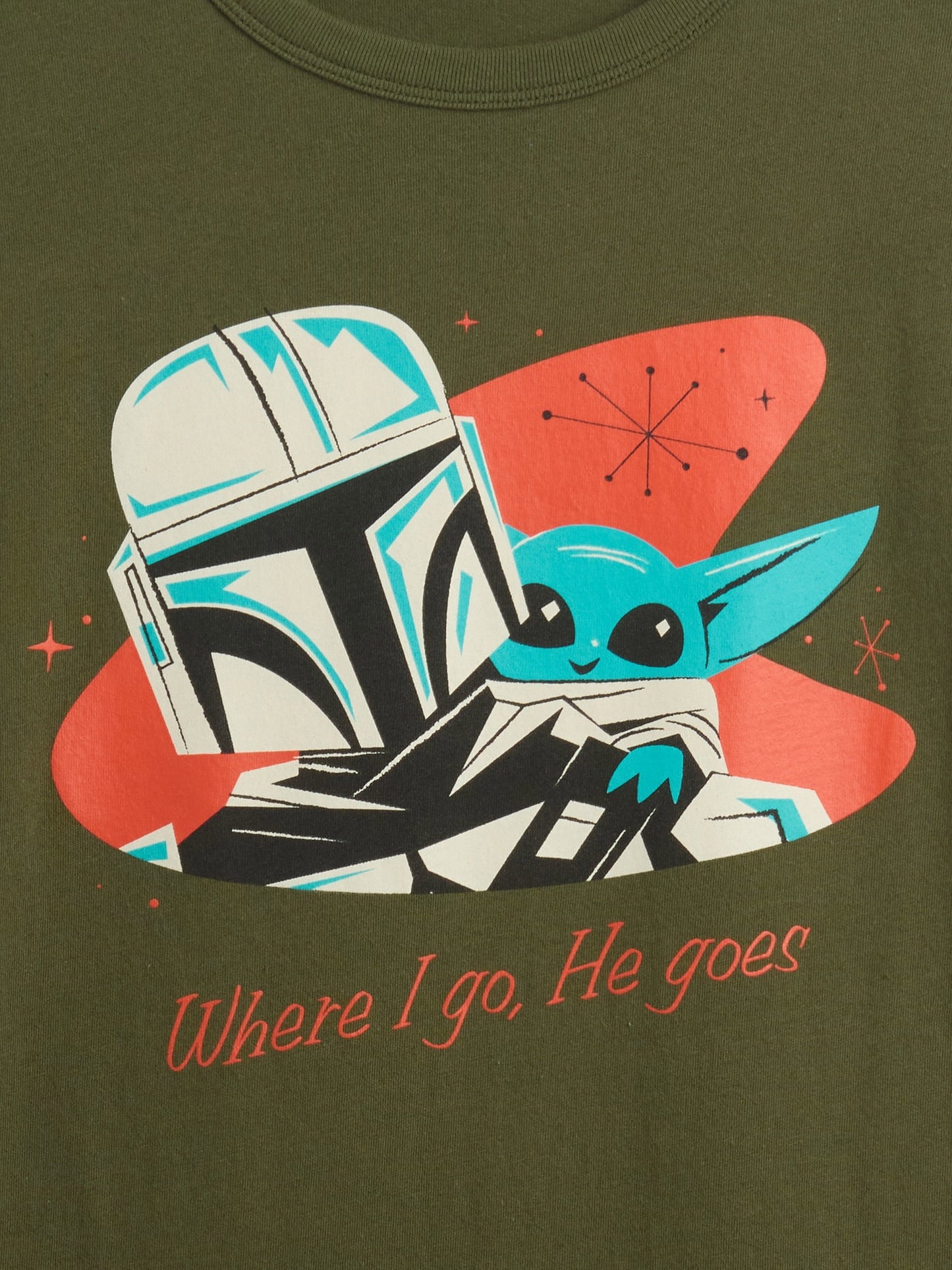 Haki Star Wars™ Grafik Baskılı T-shirt
