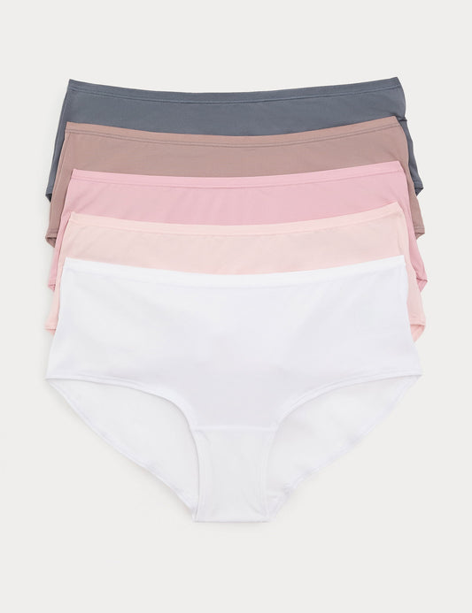 5'li Dikişsiz Short Külot Seti