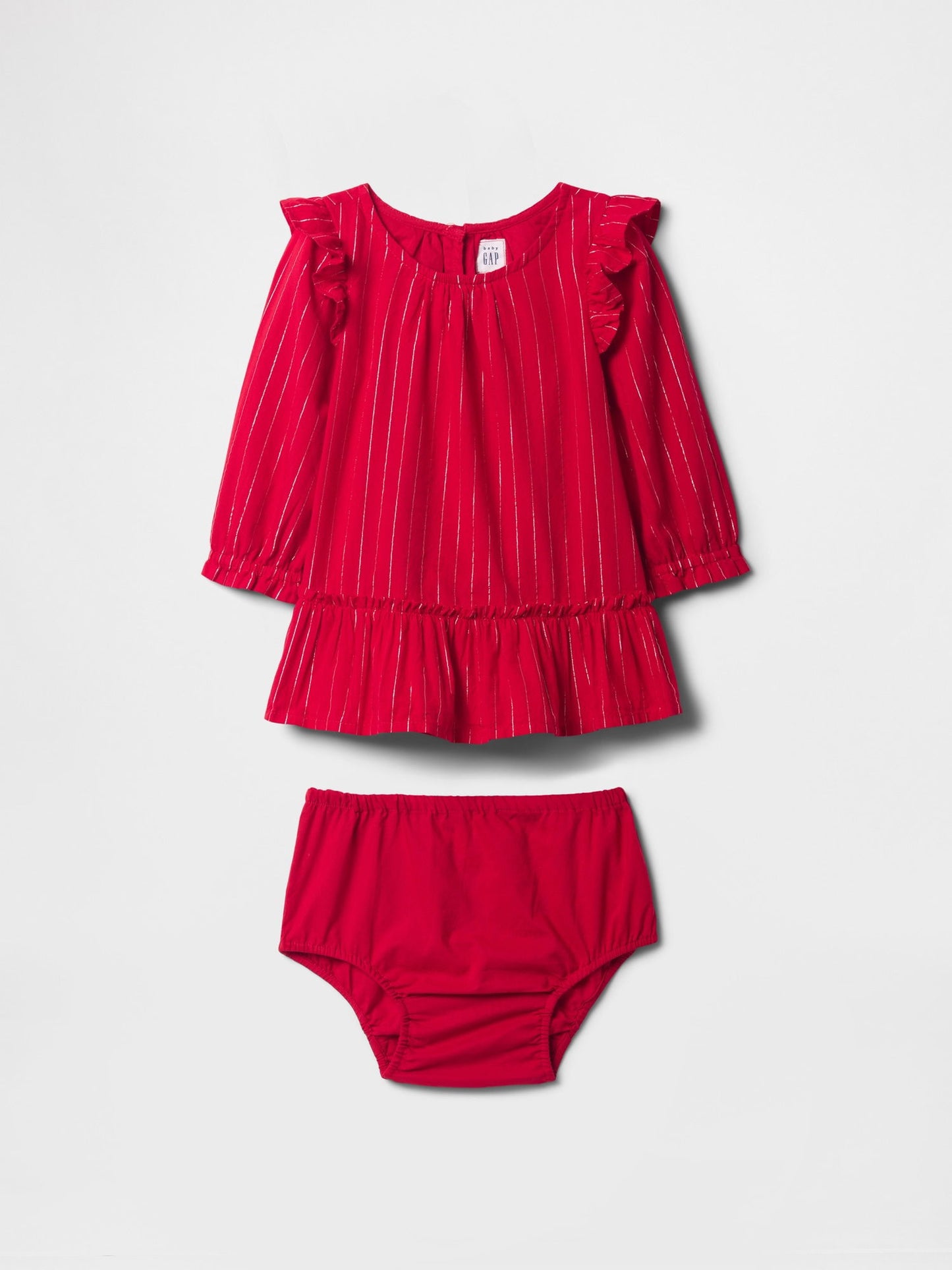 Kırmızı Çizgili 2'li Outfit Set