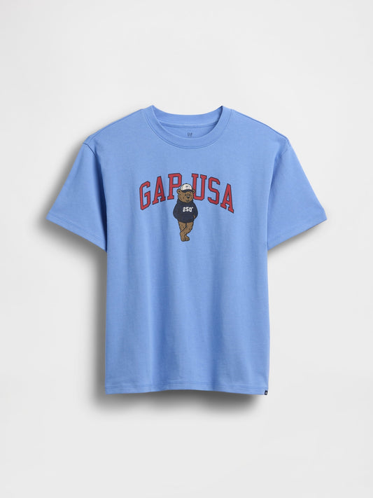 Mavi Gap Usa Logo T-shirt