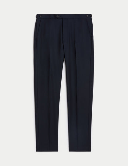 Tailored Fit Saf Yün Klasik Pantolon