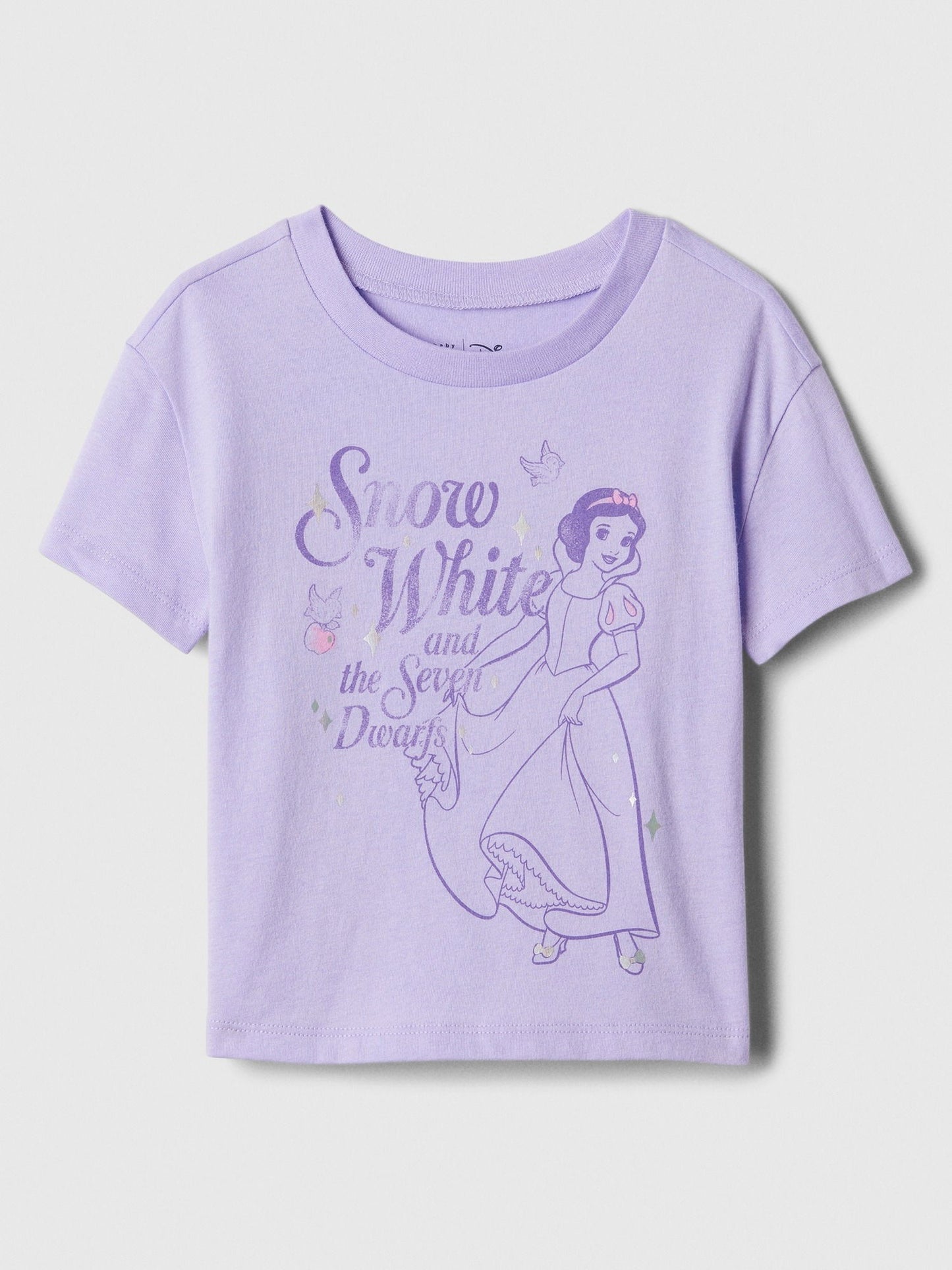 Mor Disney Grafikli T-shirt