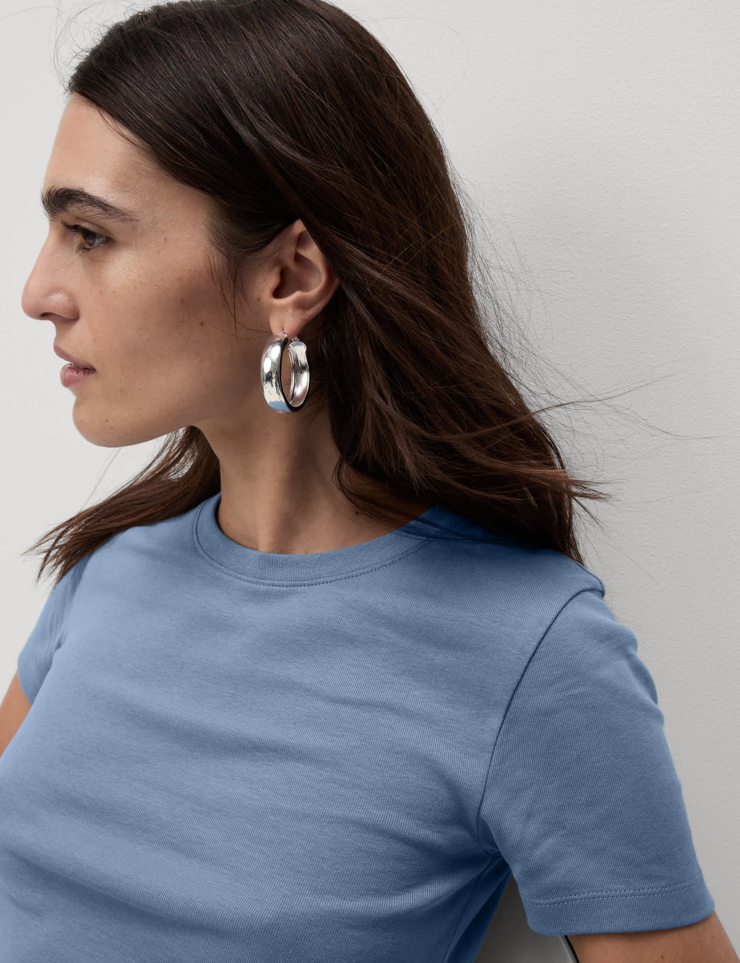 %100 Pamuklu Slim Fit Kısa Kollu Tişört