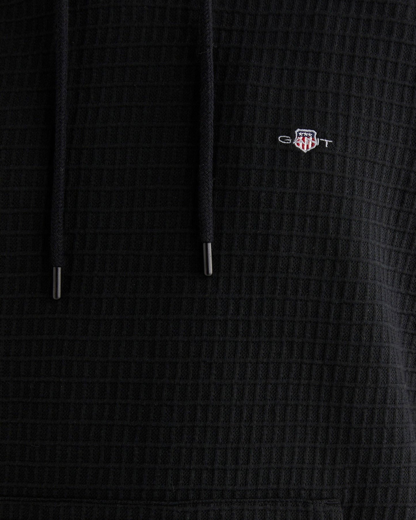 Gant Erkek Siyah Regular Fit Kapüşonlu Sweatshirt