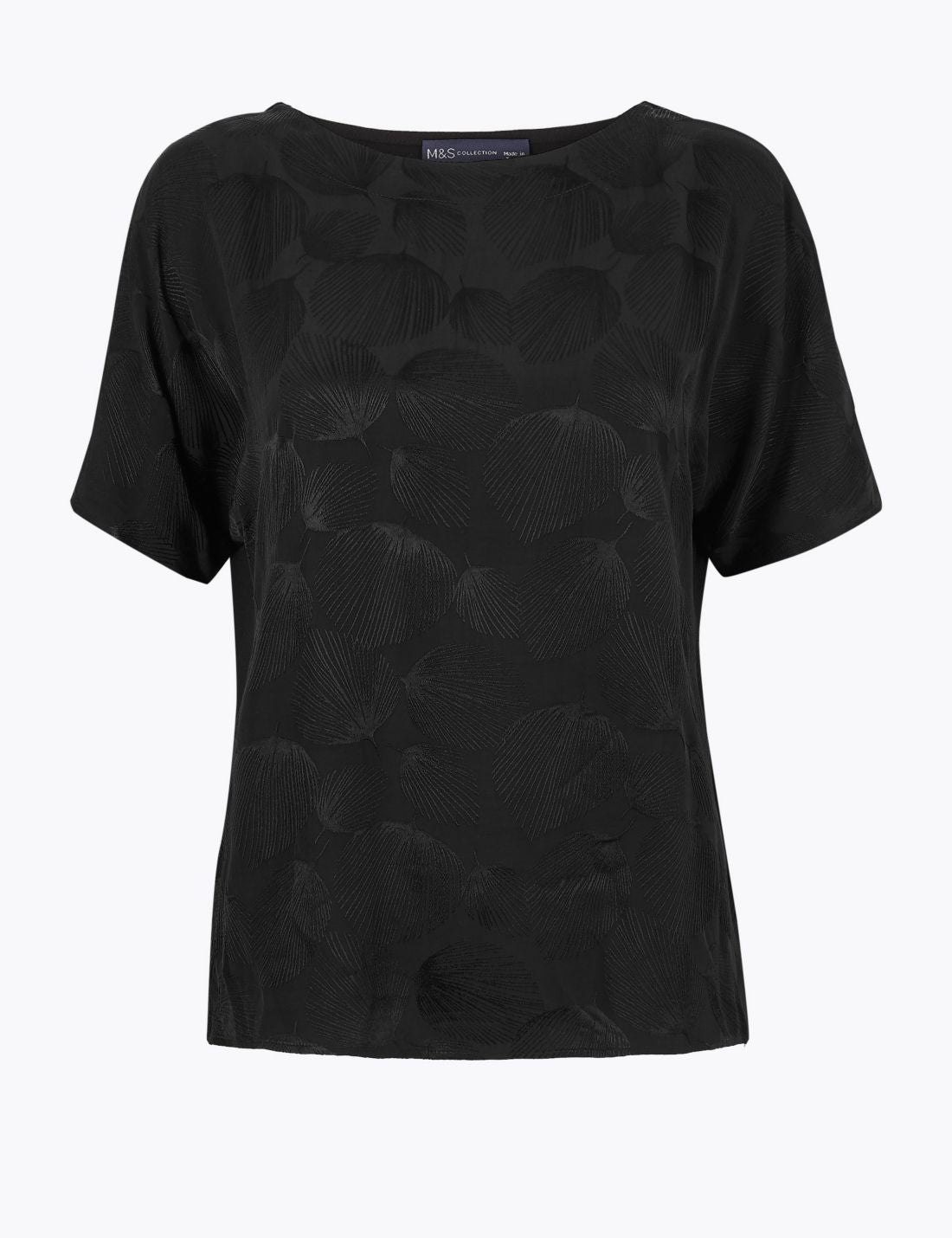 Jakarlı Straight Fit Bluz