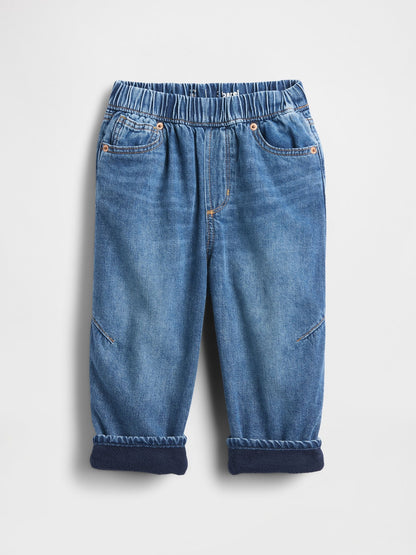 Mavi Cozy Astarlı Barrel Jean Pantolon