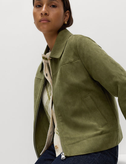 Süet Harrington Ceket