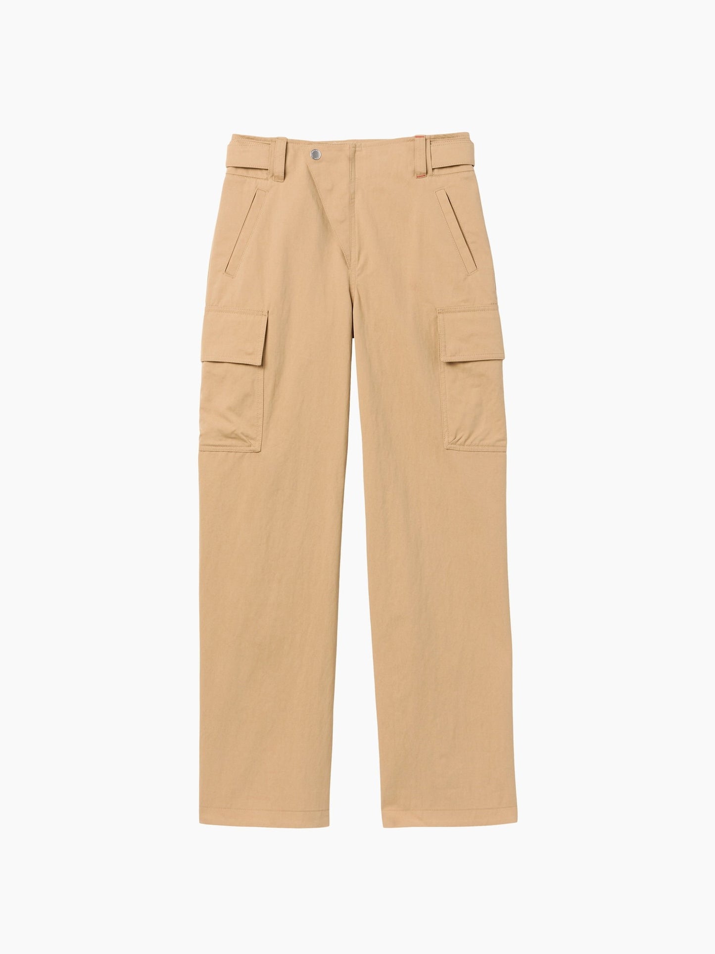 Bej Gap × Victoria Beckham High Rise Kargo Pantolon