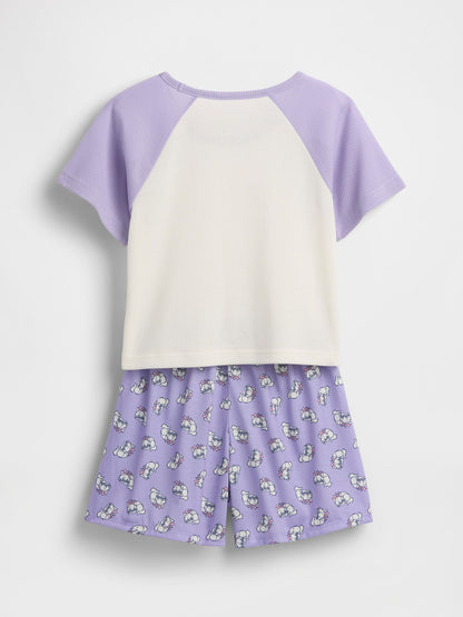 Lila Gap × Disney Pijama Takımı