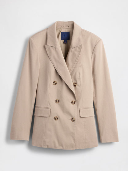 Bej Gapstudio Twill Tailored Blazer Ceket