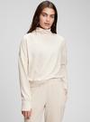 Bej Cloud Light Balıkçı Yaka Sweatshirt