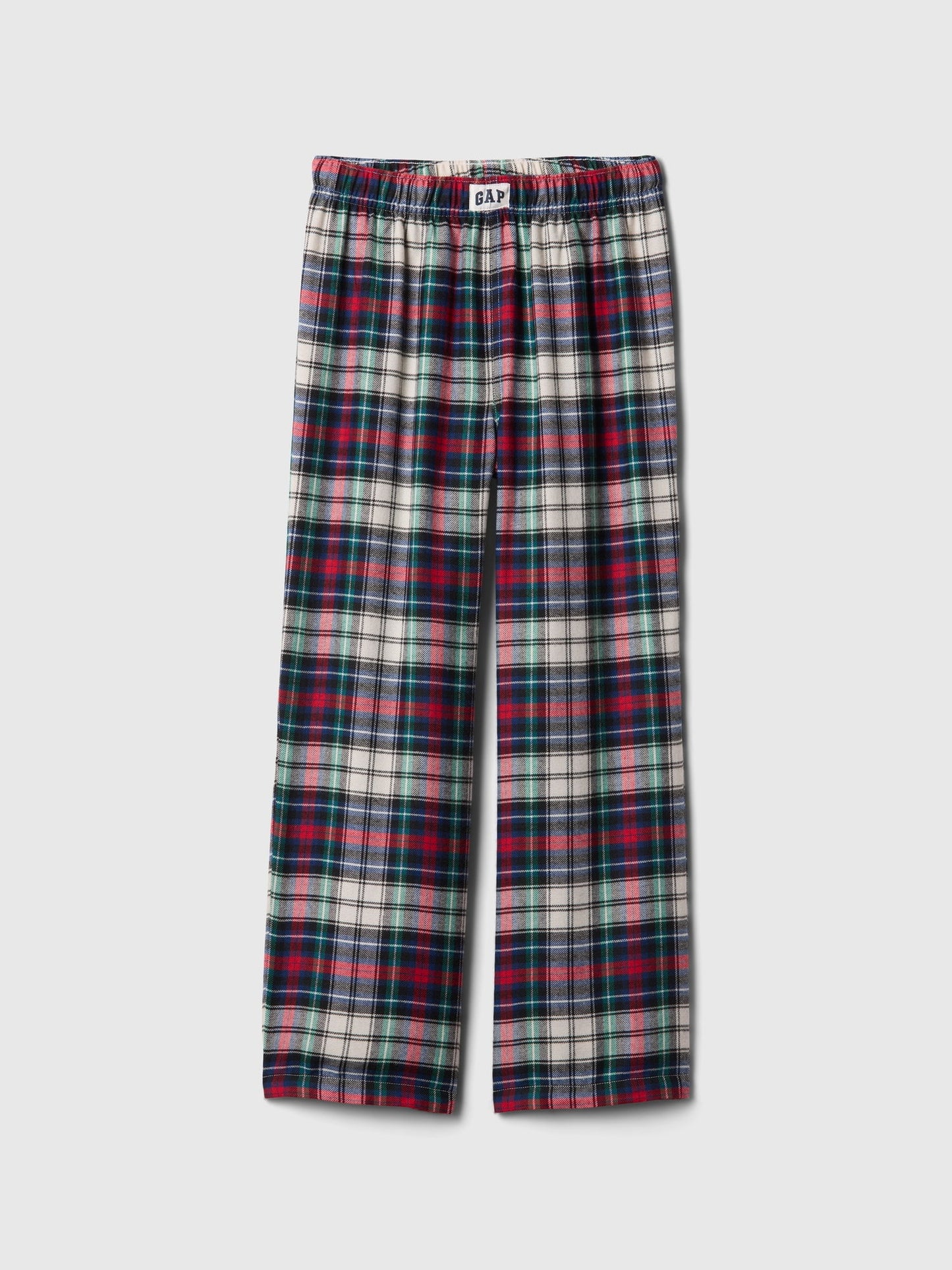 Çok Renkli %100 Geri Dönüştürülmüş Ekose Desenli Pijama Altı