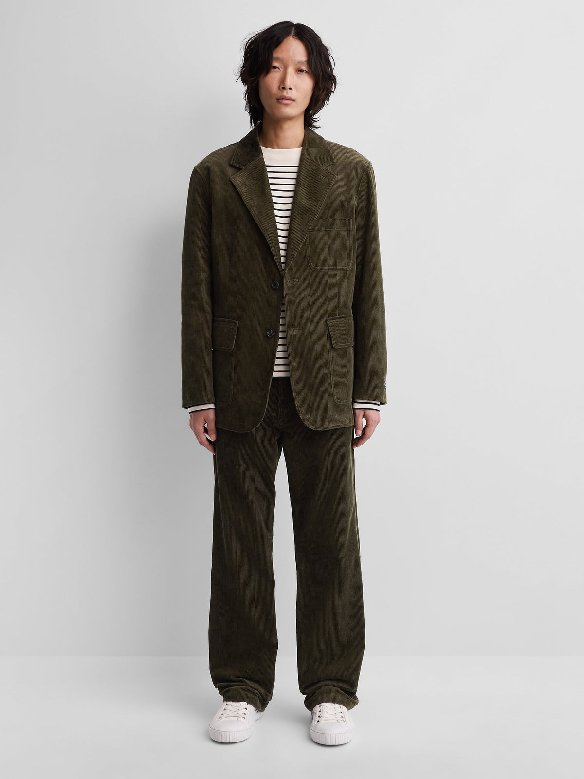 Haki Gap × A.p.c. Kadife Pantolon