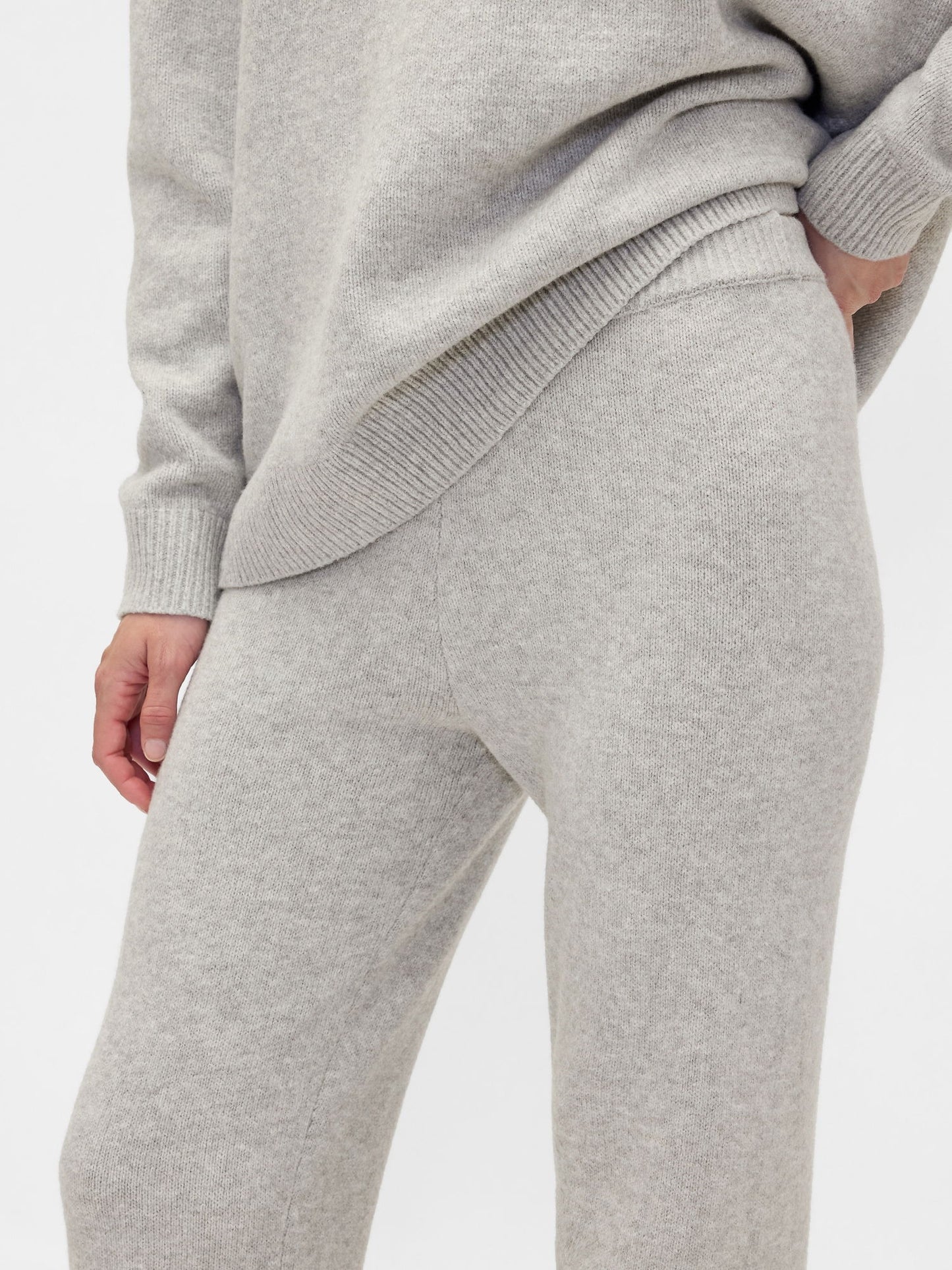 Gri Cashsoft Boot Triko Pantolon