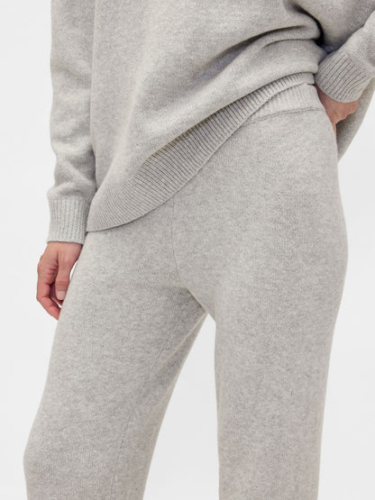 Gri Cashsoft Boot Triko Pantolon