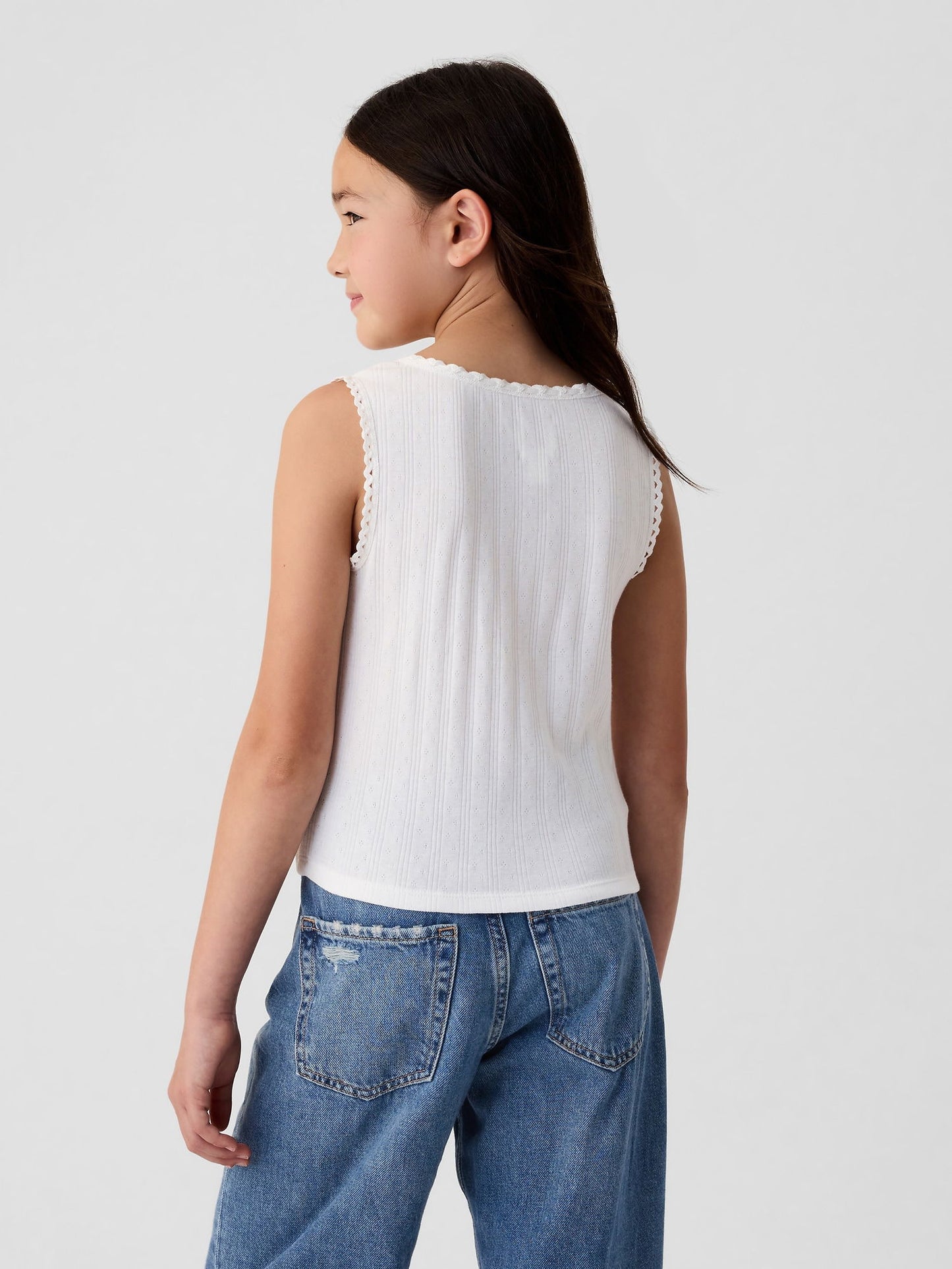 Kırık Beyaz Gap × Dôen Pointelle Atlet