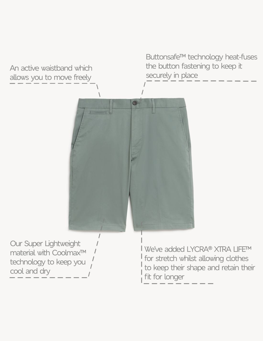 Regular Fit Chino Şort