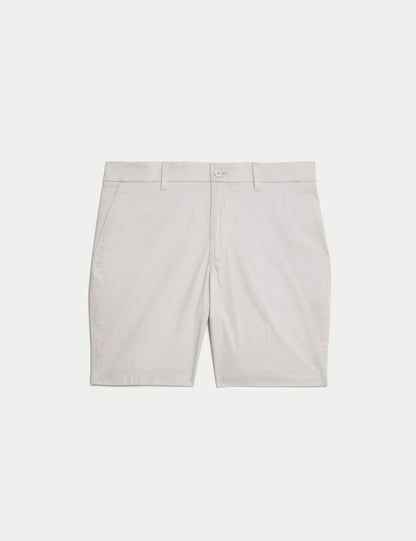 Pamuk Karışımlı Regular Fit Lightweight Chino Şort