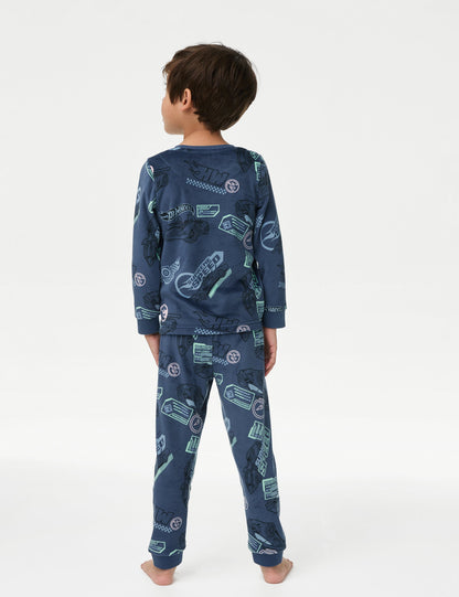Peolar Hot Wheels™ Pijama Takımı (2-8 Yaş)