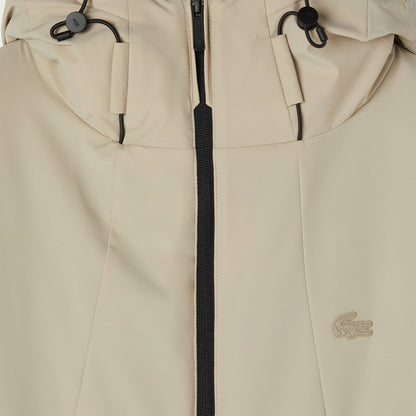 Lacoste Erkek Kapüşonlu Açık Kahverengi Yağmurluk