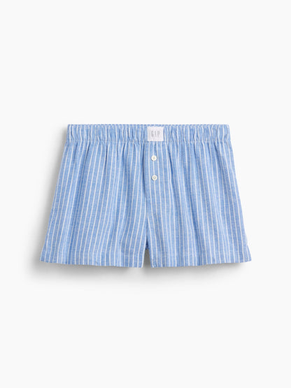 Kırmızı Softest Flannel Boxer Şort Pijama Altı