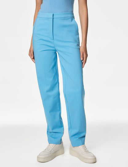 Slim Fit Yüksek Bel Pantolon