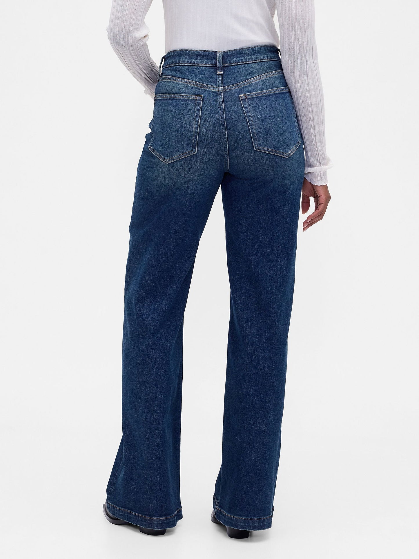 Mavi Curvy High Rise Stride Wide-leg Jean Pantolon