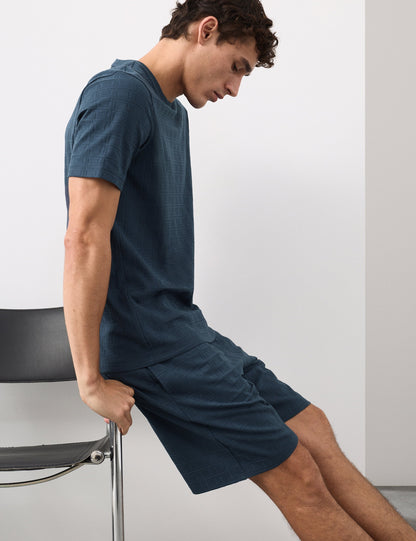Pamuk Karışımlı Pijama Şortu