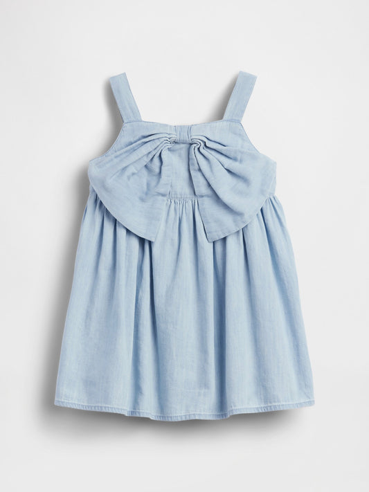 Mavi Denim Fiyonk Elbise