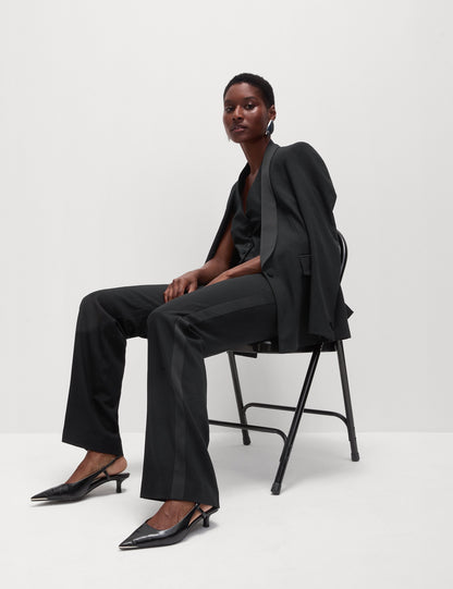 Tailored Fit Flared Pantolon