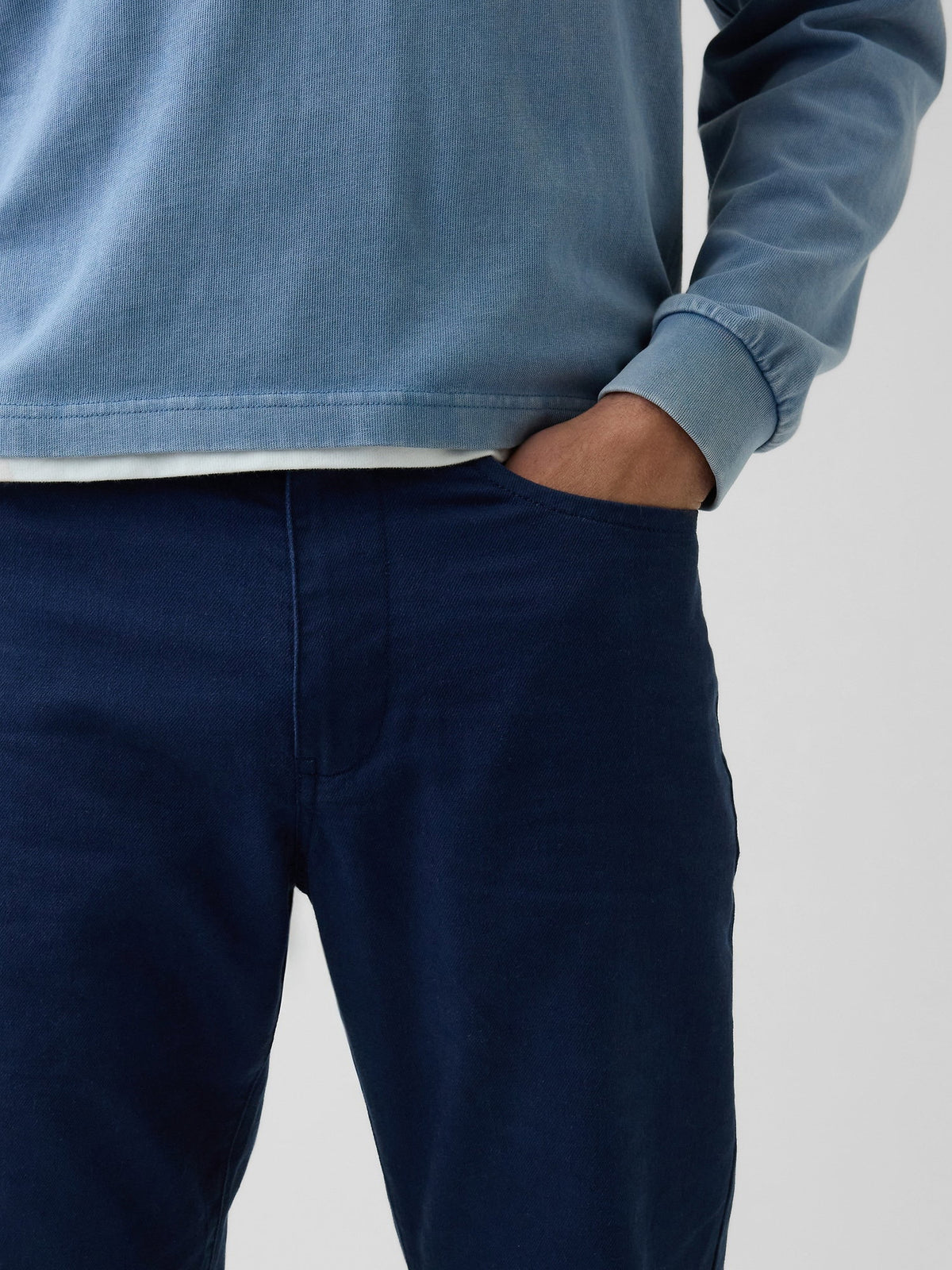 Açık Gri Keten Karışımlı Relaxed Straight Pantolon