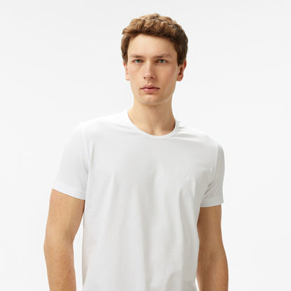 Nautica Erkek Beyaz Regular Fit T-shirt