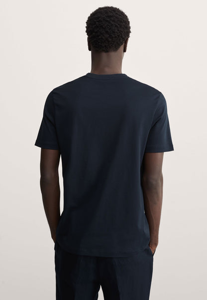 Saf Pamuklu Kısa Kollu Yuvarlak Yaka T-shirt